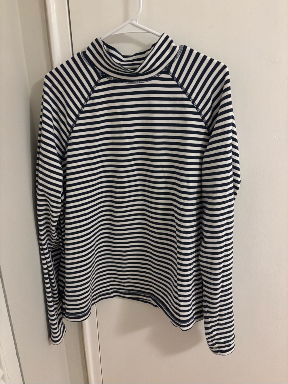 Free people movement striped mock neck long sleeve